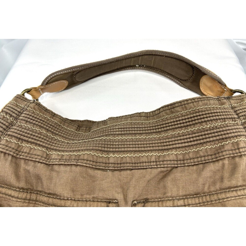 Y2K Gap Baguette Shoulder Bag Women’s Brown Lined Handbag Purse - Picture 2 of 11